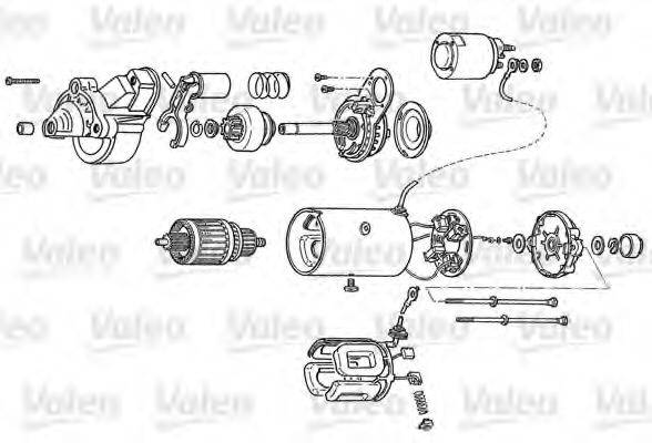 VALEO D7R44 Стартер