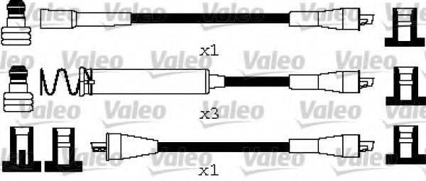 LUCAS ELECTRICAL DKB105 Комплект дротів запалювання