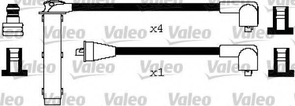 LUCAS ELECTRICAL DKB406 Комплект дротів запалювання