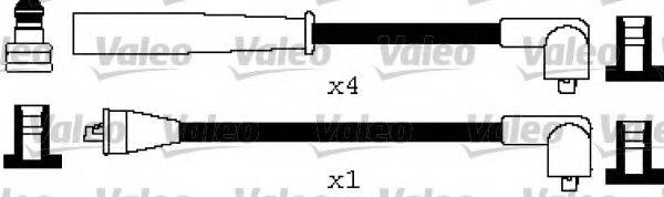 LUCAS ELECTRICAL DKB237 Комплект дротів запалювання