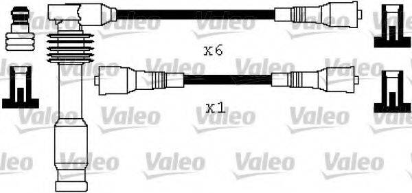 LUCAS ELECTRICAL DKB142 Комплект дротів запалювання