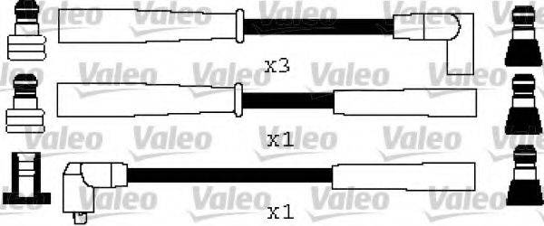 LUCAS ELECTRICAL DKB169 Комплект дротів запалювання