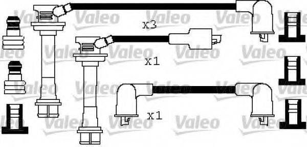 LUCAS ELECTRICAL DKB362 Комплект дротів запалювання