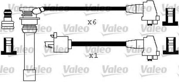 LUCAS ELECTRICAL DKB374 Комплект дротів запалювання