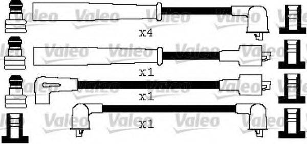 LUCAS ELECTRICAL DKB375 Комплект дротів запалювання