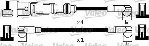 LUCAS ELECTRICAL DKC128 Комплект дротів запалювання