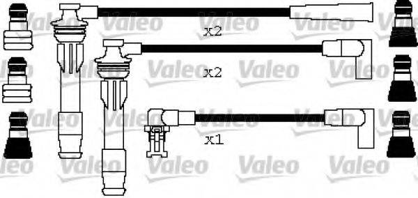 LUCAS ELECTRICAL DKB397 Комплект дротів запалювання