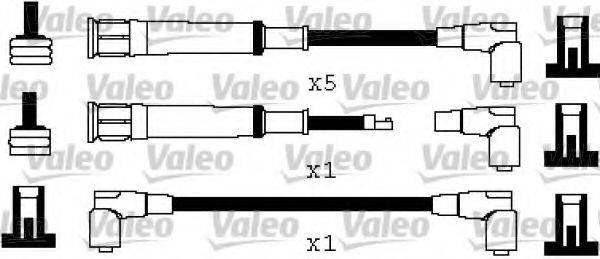 LUCAS ELECTRICAL DKC155 Комплект дротів запалювання