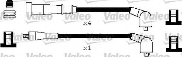 LUCAS ELECTRICAL DKB658 Комплект дротів запалювання