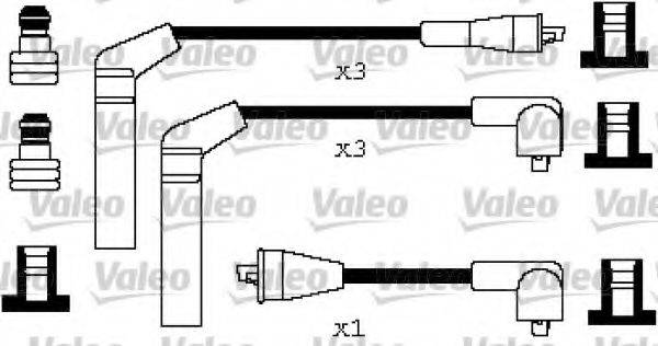 LUCAS ELECTRICAL DKB692 Комплект дротів запалювання