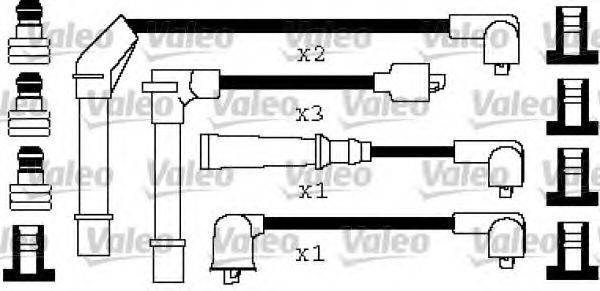 LUCAS ELECTRICAL DKB693 Комплект дротів запалювання
