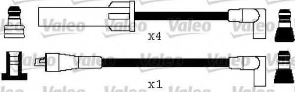 LUCAS ELECTRICAL DKB703 Комплект дротів запалювання