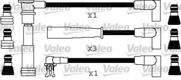 LUCAS ELECTRICAL DKB707 Комплект дротів запалювання