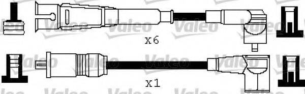 LUCAS ELECTRICAL DKC217 Комплект дротів запалювання