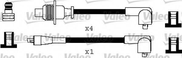 LUCAS ELECTRICAL DKB714 Комплект дротів запалювання