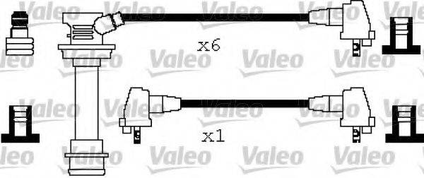 LUCAS ELECTRICAL DKB728 Комплект дротів запалювання
