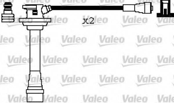 LUCAS ELECTRICAL DKB737 Комплект дротів запалювання
