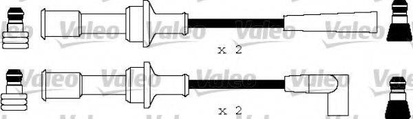 LUCAS ELECTRICAL DKB744 Комплект дротів запалювання