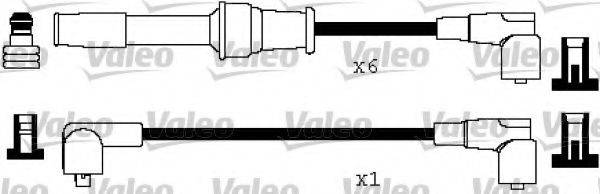 LUCAS ELECTRICAL DKB745 Комплект дротів запалювання