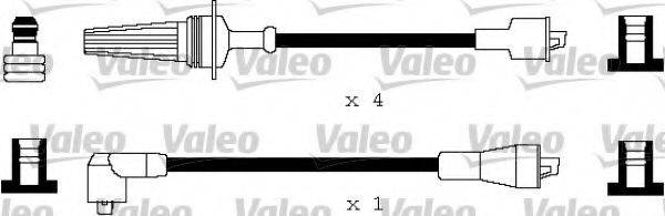 LUCAS ELECTRICAL DKB759 Комплект дротів запалювання