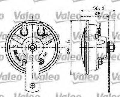 VALEO 479164 Звуковий сигнал