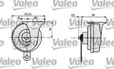 VALEO 479003 Звуковий сигнал