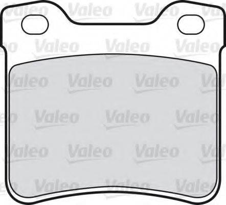 VALEO 21572 Комплект гальмівних колодок, дискове гальмо
