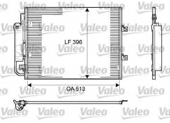 VALEO 814061 Конденсатор, кондиціонер