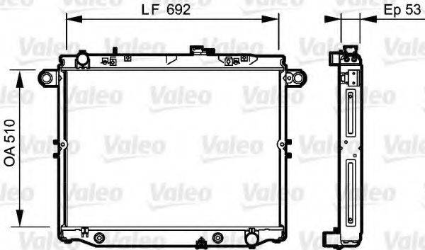 LEXUS 16400-50211 Радіатор, охолодження двигуна