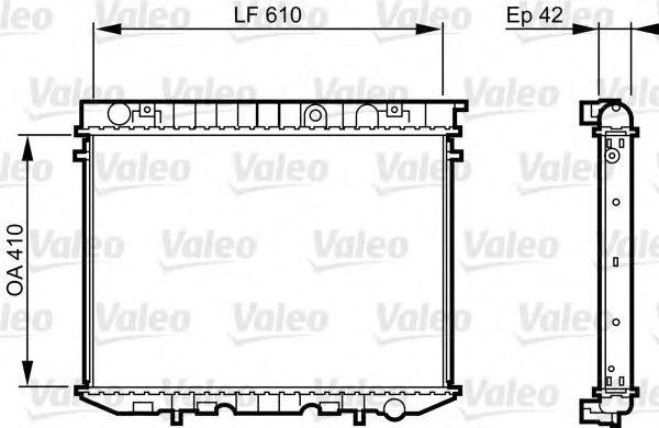 VAUXHALL 6302020 Радіатор, охолодження двигуна