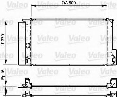 TOYOTA 164000T150 Радіатор, охолодження двигуна