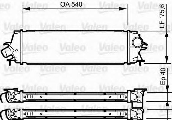 OPEL 44 16 946 Інтеркулер