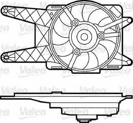 VALEO FS107 Електродвигун, вентилятор радіатора