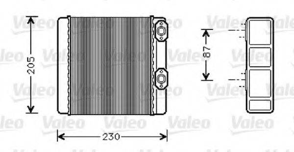 MERCEDES-BENZ 0018358301 Теплообмінник, опалення салону