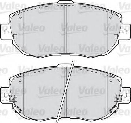 LEXUS 04465-30272 Комплект гальмівних колодок, дискове гальмо