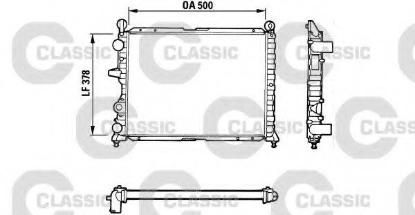 DENSO BM106 Радіатор, охолодження двигуна