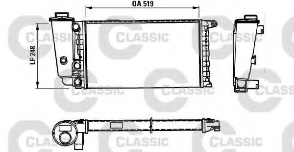 DENSO BM101 Радіатор, охолодження двигуна