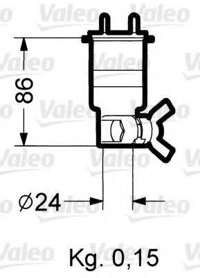 VALEO 40026 Кронштейн, проблисковий маячок