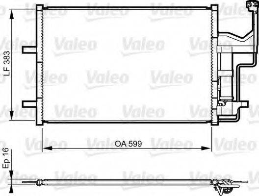 MAZDA BP4K-61-480 C Конденсатор, кондиціонер