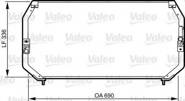 TOYOTA 88460-05010 Конденсатор, кондиціонер