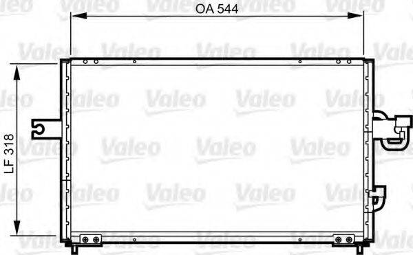 HYUNDAI 9760622010 Конденсатор, кондиціонер