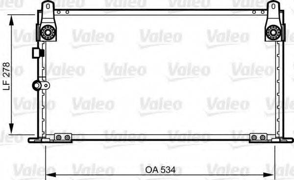 TOYOTA 88460-35280 Конденсатор, кондиціонер