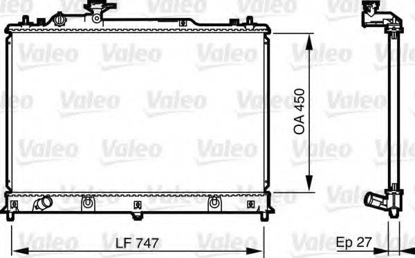 MAZDA L33L15200 Радіатор, охолодження двигуна