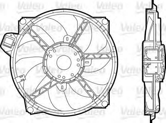RENAULT 21 48 108 98R Вентилятор, охолодження двигуна