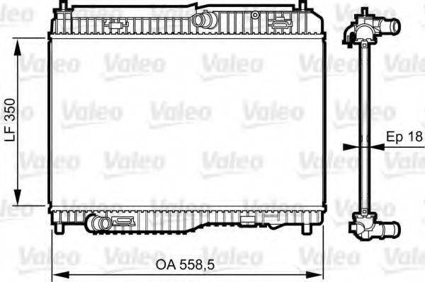 FORD 8V518005DF Радіатор, охолодження двигуна
