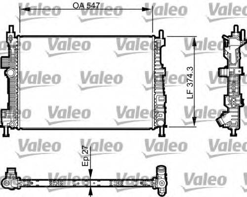 FORD 8V618005CA Радіатор, охолодження двигуна