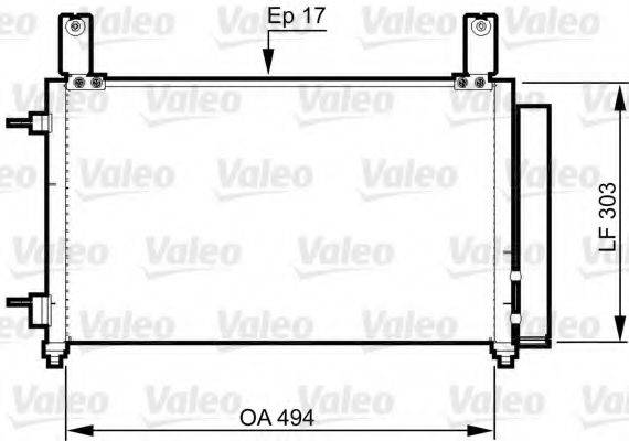 CHEVROLET 96663729 Конденсатор, кондиціонер