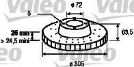 LUCAS ELECTRICAL DF4170 гальмівний диск