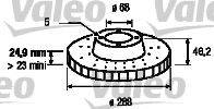LUCAS ELECTRICAL 6026521 гальмівний диск