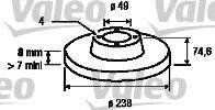 LUCAS ELECTRICAL 6027064 гальмівний диск